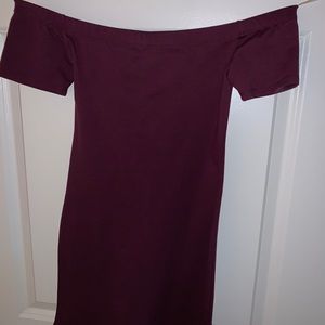 Off the Shoulder Mini Dress